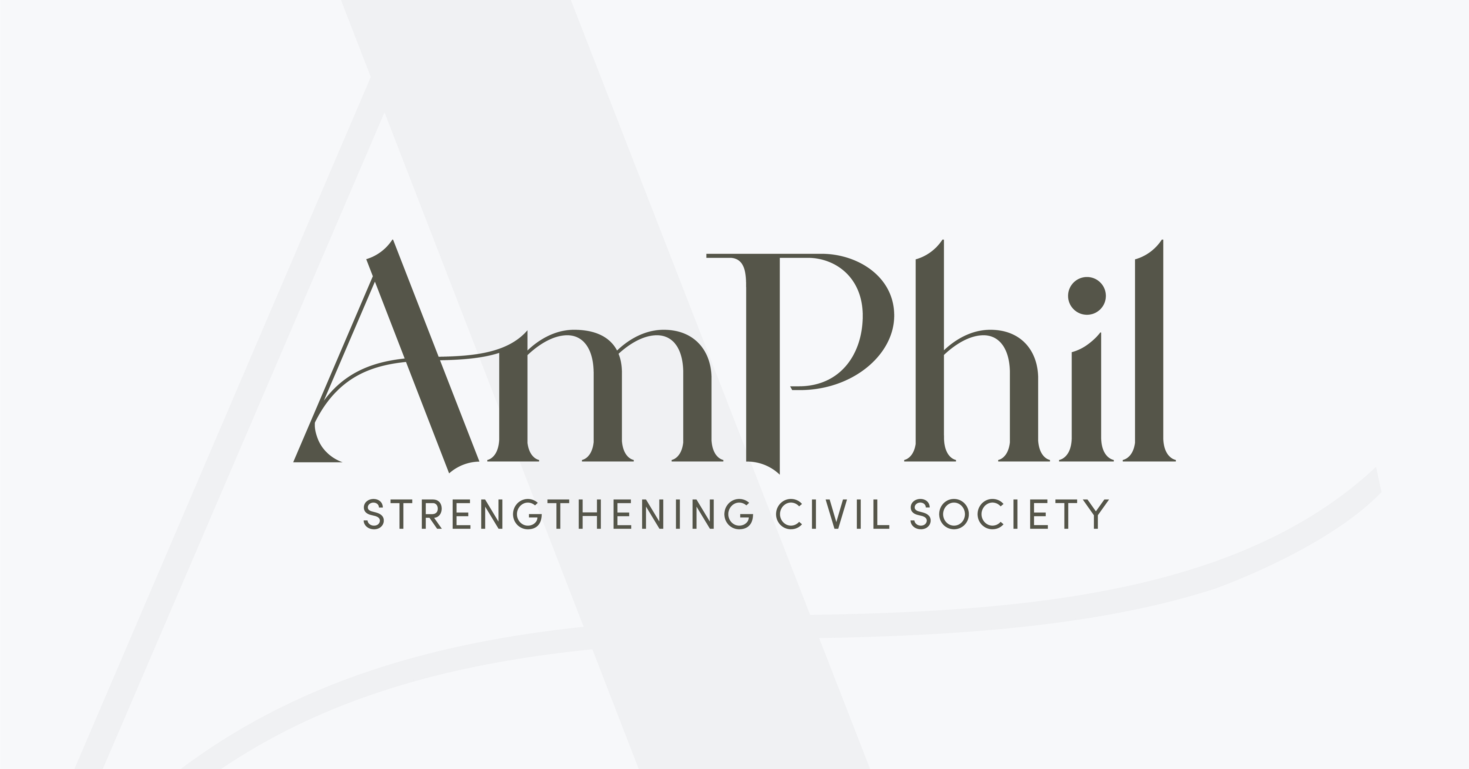 Best nonprofit fundraising consultant American Philanthropic updates their name to AmPhil in a logo image