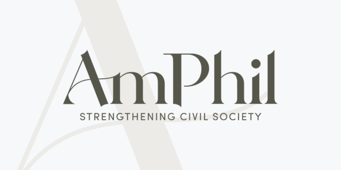 Best nonprofit consulting firm, AmPhil logo representing new AmPhil CEO leadership